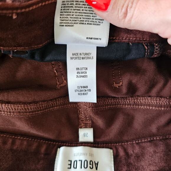 AGOLDE Nico High Rise Boot Cut High rise jeans size 28 - Picture 6 of 6